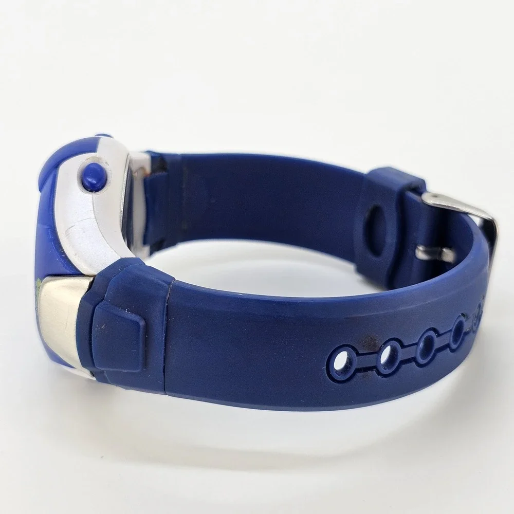 Men's Skechers Sports Watch 44MM Blue White Case Blue Plastic Bands New Battery